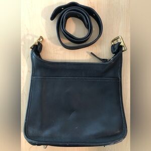 *Project Bag* Black Leather Bag